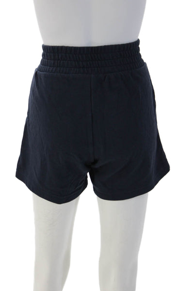 Adidas Unisex Dark Blue Sweat Shorts Sports Solid Size XS