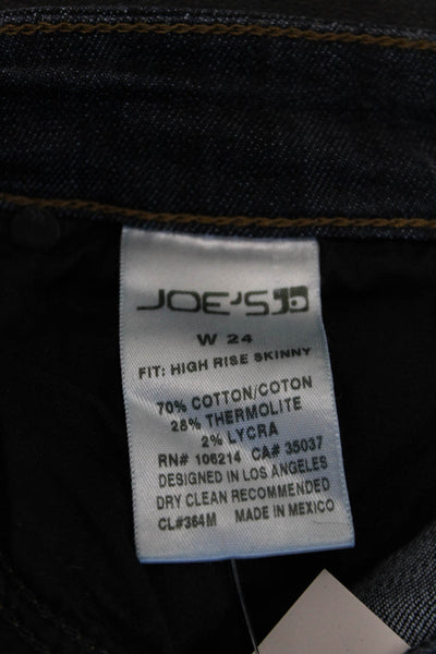 Joes Jeans Womens Skinny Dark Blue Jeans Size 24