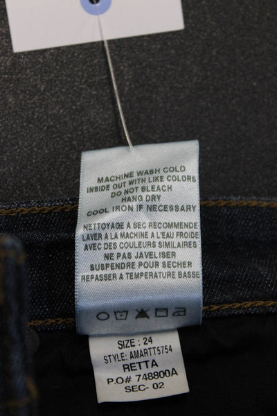 Joes Jeans Womens Skinny Dark Blue Jeans Size 24