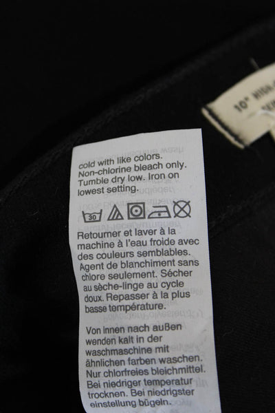 Madewell Women Skinny Black High Rise Jeans Cotton Blend Size 26