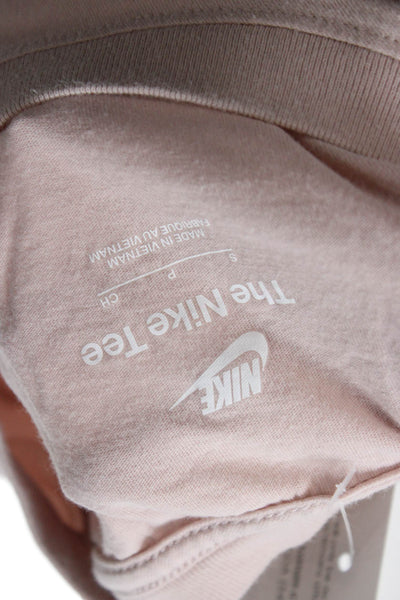 Nike Womens Basic Graphic Cotton Crew Neck Short Sleeve T-Shirt Size S