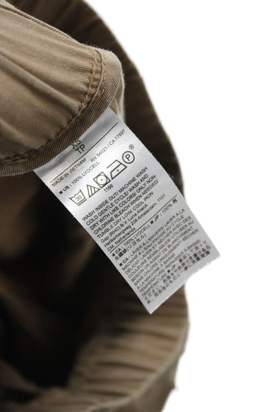 Banana Republic Unisex Cargo Jogger Pants Brown 60% Recycled Leather Size XS