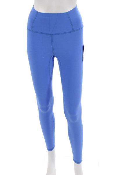 FP Movement Women Ankle Leggings Blue Nylon Blend Size XS Petite
