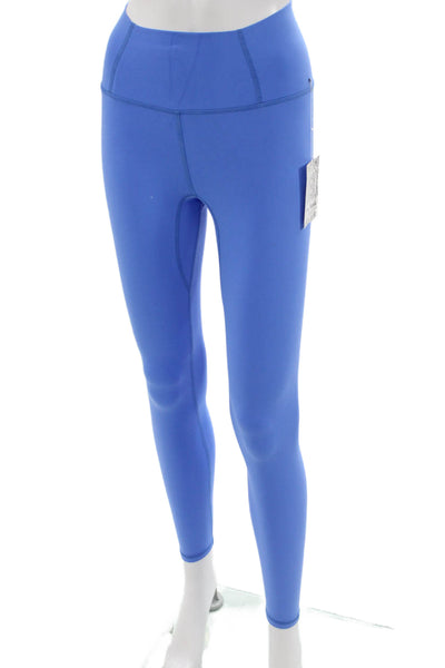 FP Movement Women Ankle Leggings Blue Nylon Blend Size XS Petite