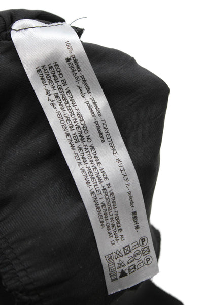 Zara Womens Maxi Pants Black 100% Polyester Solid Size S