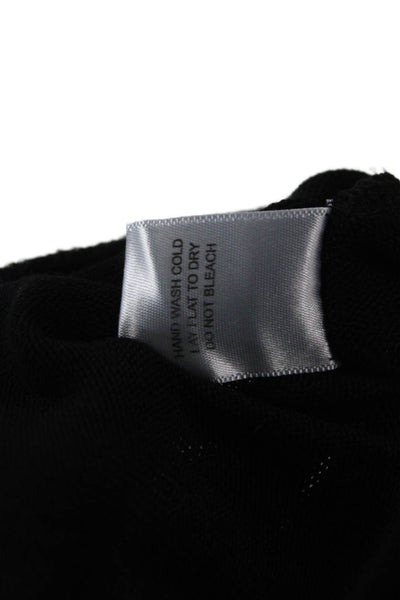 LNA Unisex Black Pullover Sweater Tencel Spandex Long Sleeve Grunge Size XS