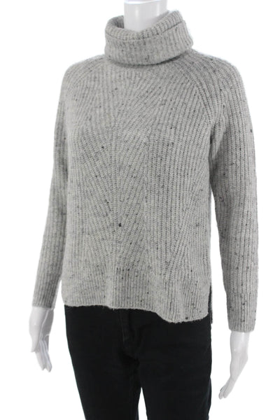 Madewell Unisex Turtleneck Pullover Sweater Gray Long Sleeve Size 2XS