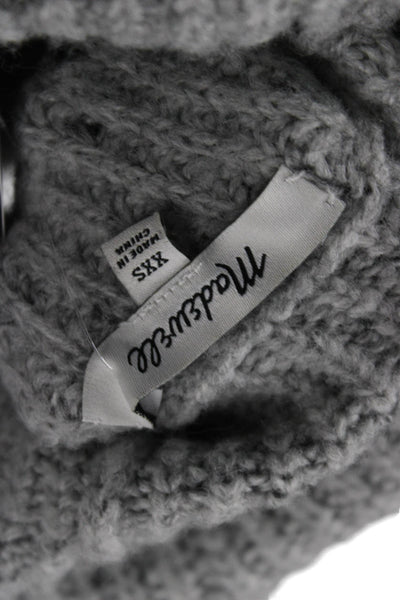 Madewell Unisex Turtleneck Pullover Sweater Gray Long Sleeve Size 2XS