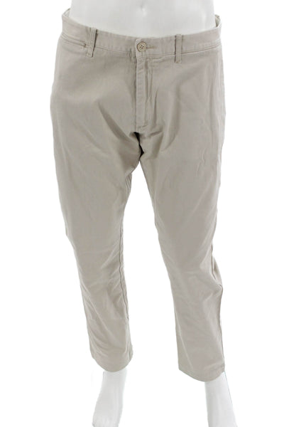 J Crew Mens Beige Chino Pants Size 36