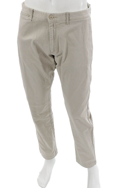 J Crew Mens Beige Chino Pants Size 36