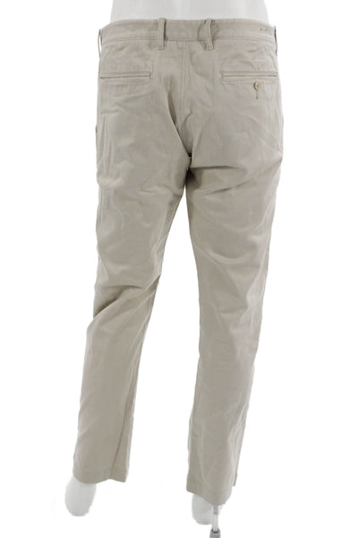 J Crew Mens Beige Chino Pants Size 36