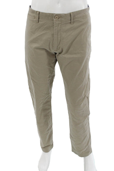 J Crew Mens Beige Chinos Size 36