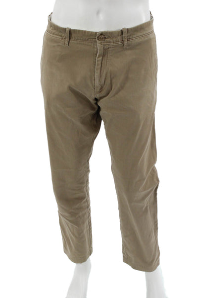J Crew Mens Beige Chinos Pants Size 36