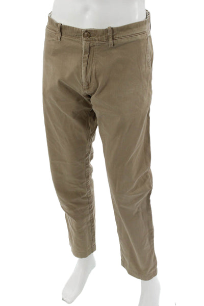 J Crew Mens Beige Chinos Pants Size 36