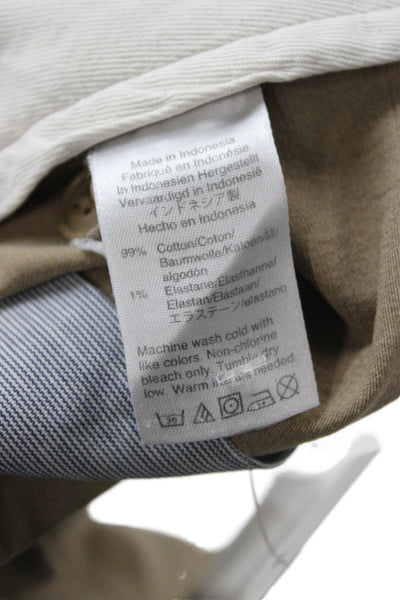 J Crew Mens Beige Chinos Pants Size 36