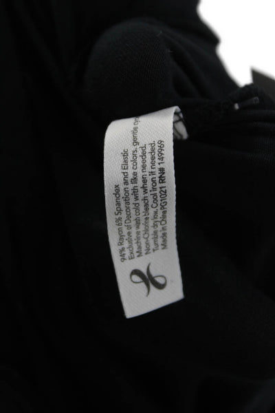 Lively Women Black V-Neck Sleeveless Jumpsuit Size M