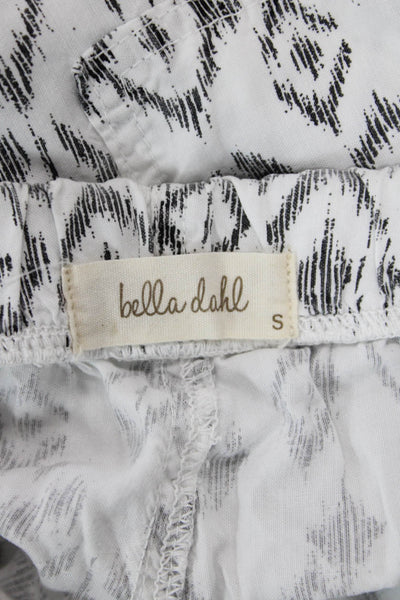 Bella Dahl Womens White Aztec Tencel Sweatpants Drawstring Size S