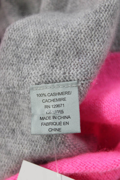 360 Sweater Unisex Gray Cashmere Crew Neck Pullover Sweater Size XS