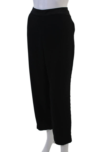 Ted Baker London Women Cropped Dress Pants Black Polyester Size 4