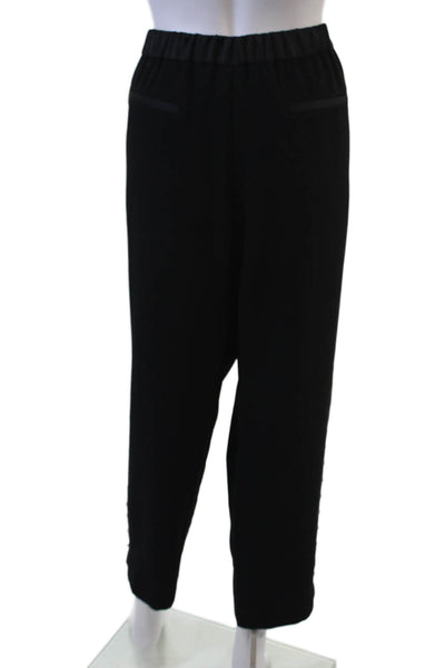 Ted Baker London Women Cropped Dress Pants Black Polyester Size 4