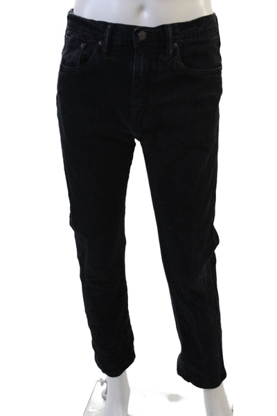Levis Mens Straight Black Jeans Size 31