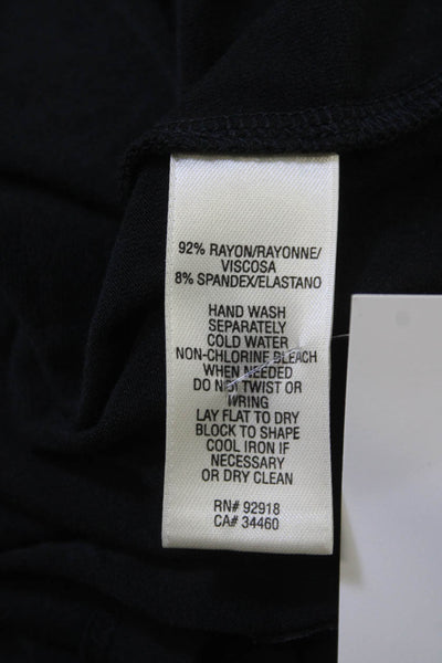 Juicy Couture Womens Black Shift Dress Square Neck Knee Length Size XL