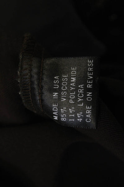 St. John Sport Women Cropped Dress Pants Black Size 14