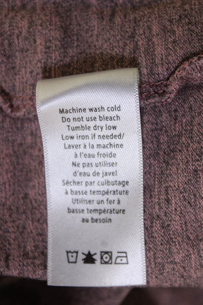 Rag & Bone Mens Brown Crew Neck Cotton Blend T-Shirt Size L
