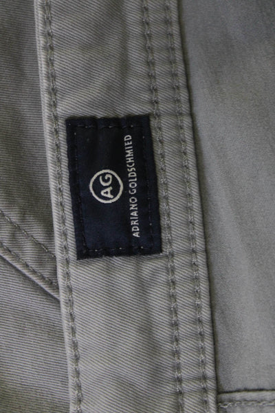Adriano Goldschmied Mens Chino Pants Gray Size 32