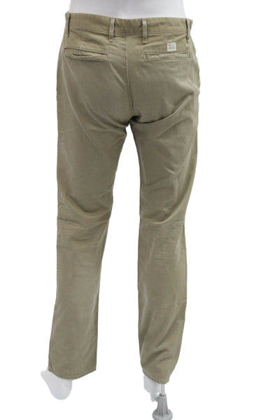 Adriano Goldschmied Mens Chino Khakis Beige Size 31