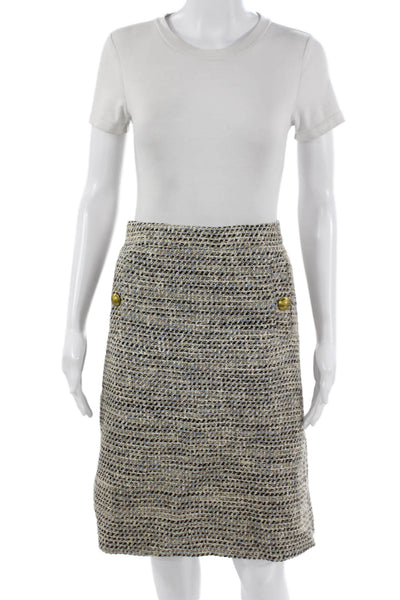 J Crew Women A-Line Beige Skirt Size 12