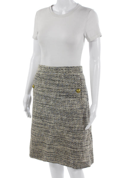 J Crew Women A-Line Beige Skirt Size 12