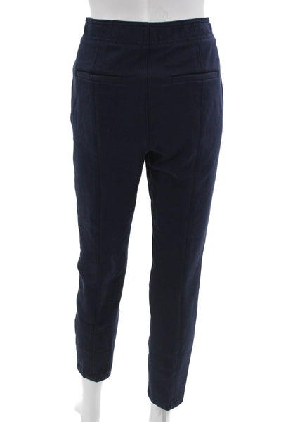 Anthropologie Women Dark Blue Cropped Ankle Pants Size 8