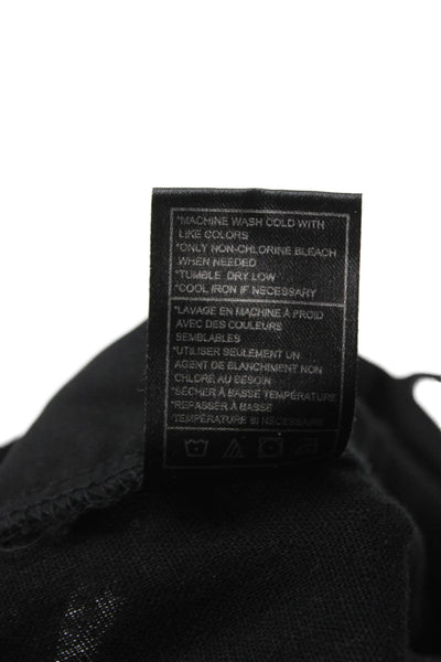 Steve Madden Unisex Black Sweatpants Drawstring Linen Rayon Bohemian Size S