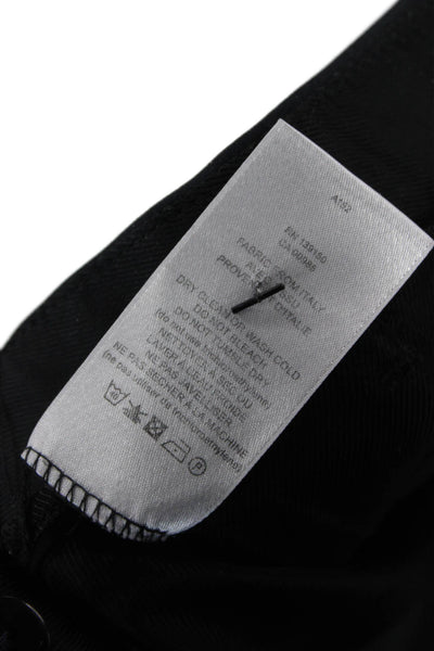 The Row Womens Ankle Cropped Dress Pants Black Size S