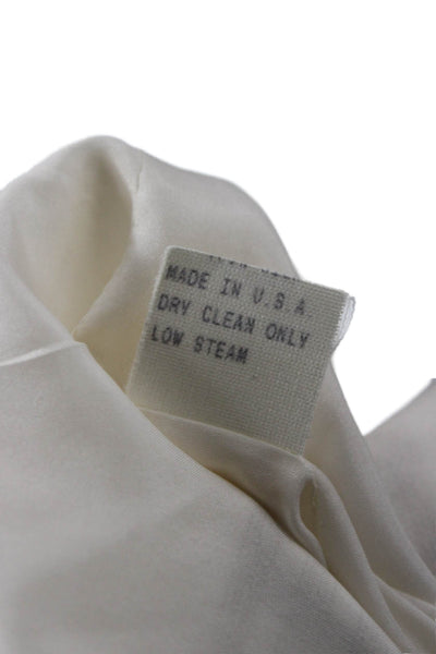Carolina Herrera Women Sheath Dress Beige Check Crew Neck Sleeveless Size 10