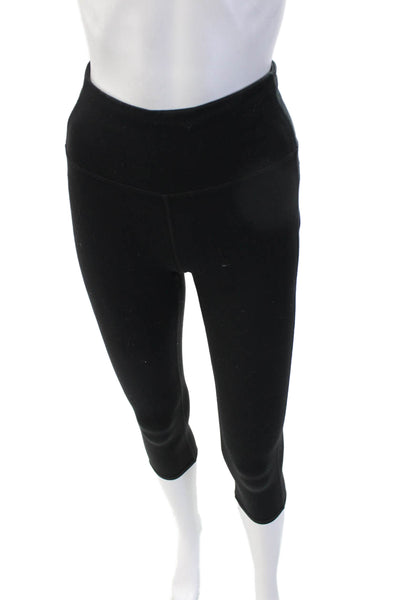 Athleta Womens Capri Leggings Black 88% Supplex Nylon Size XS