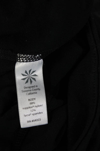 Athleta Womens Capri Leggings Black 88% Supplex Nylon Size XS