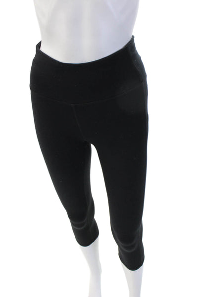 Athleta Women Capri Leggings Black Nylon Fall Size XS