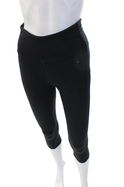 Athleta Women Black Nylon Capri Leggings Size XS