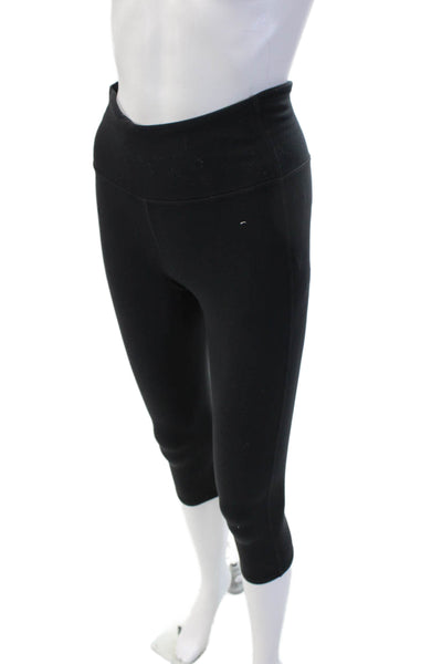 Athleta Women Black Nylon Capri Leggings Size XS