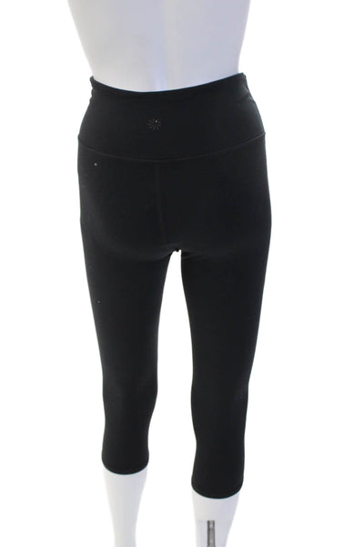 Athleta Women Black Nylon Capri Leggings Size XS