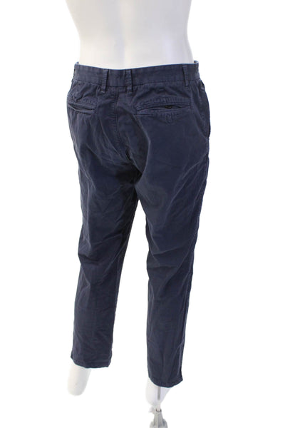 Everlane Mens Dark Blue Chino Pants Cotton Stretch Button Size 32
