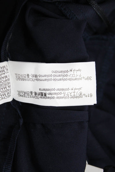 Zara Unisex Chino Shorts Dark Blue Button Size S