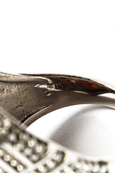 Hilary Joy Womens Sterling Silver Rhodochrosite Ring Sz 7 14.3g