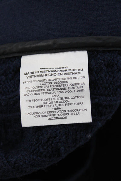 Nike Unisex Dark Blue Graphic Pullover Sweatshirt Crew Neck Long Sleeve Size L