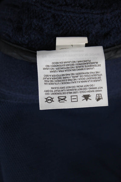 Nike Unisex Dark Blue Graphic Pullover Sweatshirt Crew Neck Long Sleeve Size L