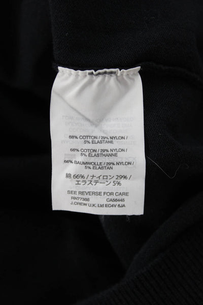 J Crew Mens Sleeveless Crew Neck Black Top Size L