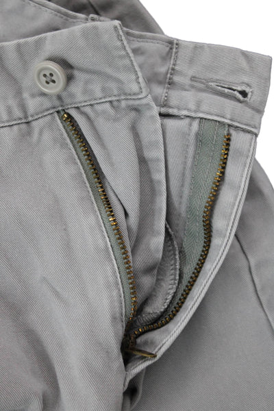 J Crew Mens Chinos Gray Cotton Size 33