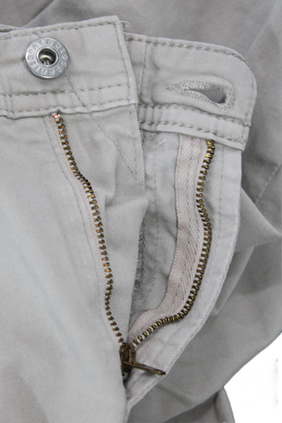 AG Adriano Goldschmied Mens Chino Khaki Pants Beige Button Closure Size 30